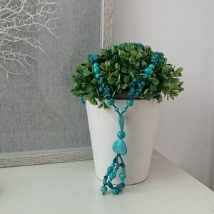 Beautiful blue necklace